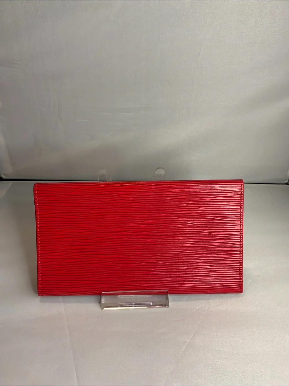Red Epi Louis Vuitton Long Wallet Clutch